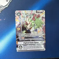 Digimon Card Game Digital Gate Open Bandai Fest 25 Exclusive Promo New P-206 - Image 1