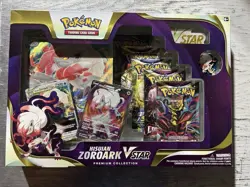 Hisuian Zoroark VSTAR Premium Collection Box Pokemon Cards - Brand & New Sealed - Image 1