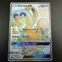 Drampa GX SV80/SV94 Hidden Fates Holo Full Art Pokemon Card - Image 1
