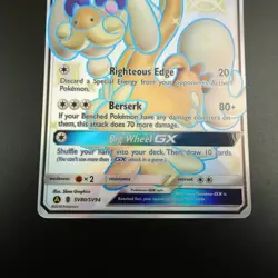 Drampa GX SV80/SV94 Hidden Fates Holo Full Art Pokemon Card - Image 3