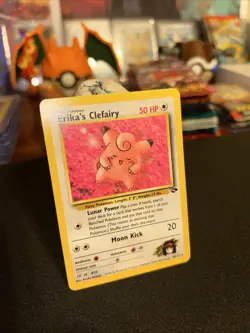 ✨Pokemon TCG Erika's Clefairy Gym Challenge 40/132 Non-Holo Unlimited Card✨ - Image 1