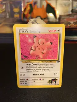 ✨Pokemon TCG Erika's Clefairy Gym Challenge 40/132 Non-Holo Unlimited Card✨ - Image 2