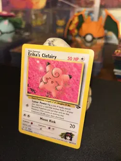 ✨Pokemon TCG Erika's Clefairy Gym Challenge 40/132 Non-Holo Unlimited Card✨ - Image 3