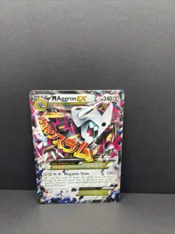 M Aggron EX 94/160 XY Primal Clash Pokemon Card Ultra Rare Holo Near Mint NM - Image 1