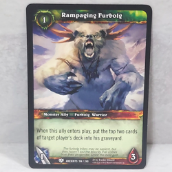 World Of Warcraft War Of The Ancients Rampaging Furbolg 194/240 TCG Card - Image 1