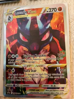 Pokemon High Value Card Lot Lucario Vstar, Squirtle, Minior Full Art Holos - Image 4