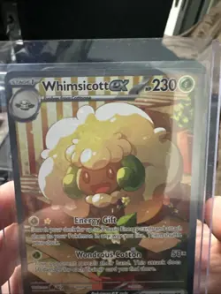 Pokemon TCG Whimsicott EX Holo Card 165/086 White Flare - Image 3