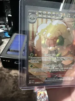 Pokemon TCG Whimsicott EX Holo Card 165/086 White Flare - Image 4