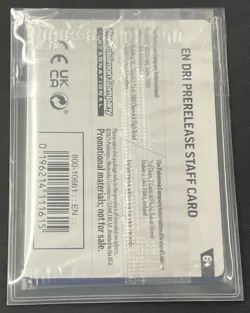 Pokemon Sealed Destined Rivals STAFF Prerelease Promos All 4x Cards - Image 2