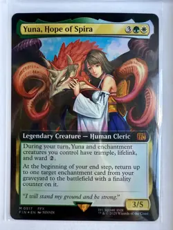 Yuna, Hope of Spira (Extended Art) Final Fantasy Foil NM/M - Image 1