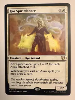 Kor Spiritdancer - Commander: Wilds of Eldraine MTG R 0069 WOC - Image 1