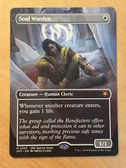 Magic the Gathering MTG Soul Warden Borderless Special Guests NM - Image 1