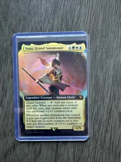 Yuna Grand Summoner Extended Art Foil Magic The Gathering Final Fantasy - Image 1