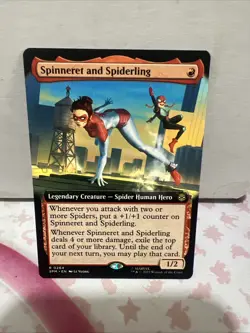 1x Spinneret and Spiderling Extended Art (Marvel's Spider Man) - Image 1