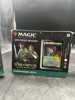 Magic MTG Universes Beyond Lord of the Rings LOTR Complete Set 4 Commander Decks - Image 3