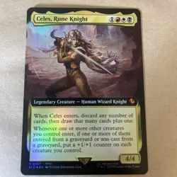 MtG FIC Celes, Rune Knight #167 Extended Art FOIL - Image 1