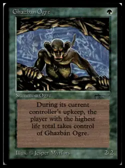 Ghazban Ogre #2 Arabian Nights MTG Lightly played - Image 1