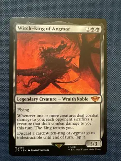 MTG Witch-king of Angmar - Universes Beyond: The Lord of the Rings (LTR) NM - Image 1