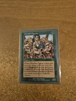 MAGIC THE GATHERING UNGLUED GHAZBAN OGRESS LIGHTLY PLAYED - Image 1