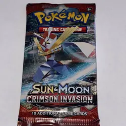 🔥Pokemon Sun and Moon-Crimson Invasion Booster Pack 🔥 820650802492 - Image 1