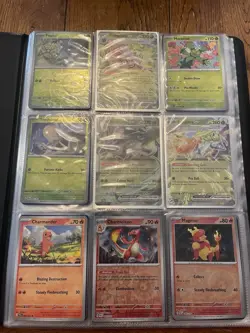 Pokemon TCG Paldean Fates Binder Lot Including Mew EX SIR 232/93 - Image 3