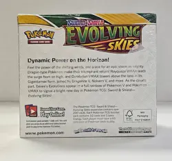 **Sealed Dinged Evolving Skies Booster Box SWSH07** Pokemon -Kid Icarus- - Image 3