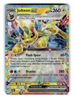 Pokemon Festival Terastal EX Prismatic Evolutions Jolteon ex 052/187 - Image 1