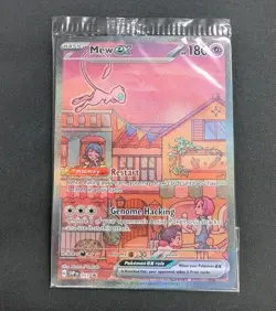 Mew ex SVP 053 Pokemon TCG Scarlet Violet 151 Black Star Promo Full Art SEALED - Image 1