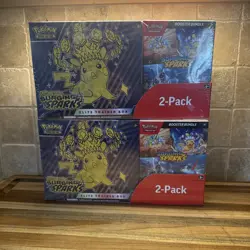 Pokemon Surging Sparks Elite Trainer Box/Booster Bundle Costco 2-Pack (Lot Of 2) - Image 1