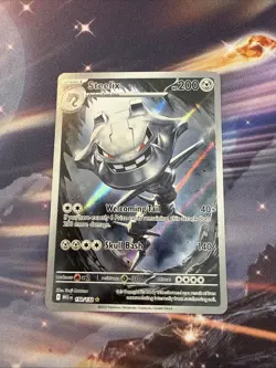 Steelix 150/132 Illustration Rare Pokemon Mega Evolution NM - Image 1