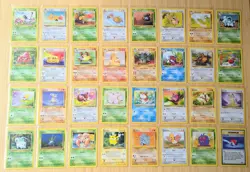 Jungle Complete Set of All 32 Commons + Uncommons [Pokemon, WOTC] - Image 1