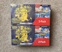 Pokemon Surging Sparks Elite Trainer Box/Booster Bundle Costco 2-Pack - Lot of 2 - Image 1
