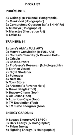 Okidogi & Cornerstone Ogerpon- Pokemon TCG - OutTheBoxTCG Meta & Standard Decks - Image 2