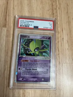 Pokemon TCG Celebi EX Pokemon Pop Series 2 17/17 Psa 5 - Image 1