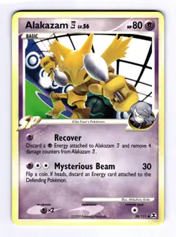 Alakazam E4 Rising Rivals #38 (2009) Uncommon NM Pokemon - Image 1