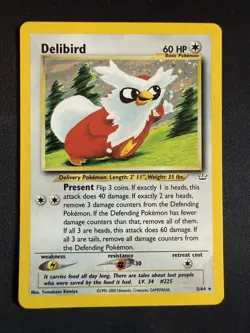 Delibird 05/64 - Neo Revelation - Holo Rare - Pokemon TCG - LP - Image 1