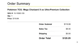 PRESALE Pokemon TCG Phantasmal Flames Mega Charizard X EX UPC CONFIRMED 11/14 - Image 3