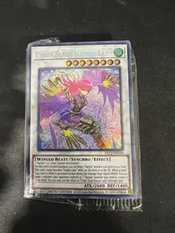 Cyber Slash Harpie Lady Secret Rare DLCS-EN148 Near Mint Yugioh Promo Sealed TCG - Image 1