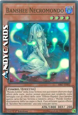 BANSHEE NECROMONDO • (Necroworld Banshee) • Super R • SR07 IT002 • 1Ed • Yugioh! - Image 1