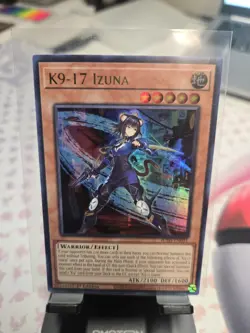 Yu-Gi-Oh! K9-17 Izuna JUSH-EN031 Justice Hunters 1st Edition - Image 1