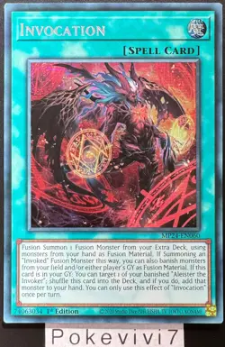 Carte YU-GI-OH! INVOCATION MP24-EN060 Secret Rare NEUF - Image 1