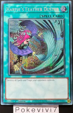 Carte YU-GI-OH! HARPIE'S FEATHER DUSTER MP24-EN058 Secret Rare NEUF - Image 1