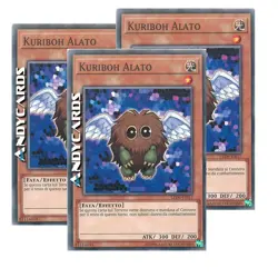 3x KURIBOH ALATO • (Winged Kuriboh) • Comune • LED6 IT017 • YUGIOH! • ANDYCARDS - Image 1