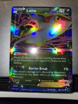 Pokemon TCG Latias EX Ultra Rare Card 85/116 Plasma Freeze Single - Image 1