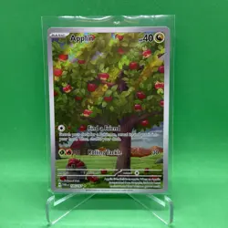 Applin 185/167 SV06 Twilight Masquerade Holo Rare NM Pokemon TCG Card - Image 1
