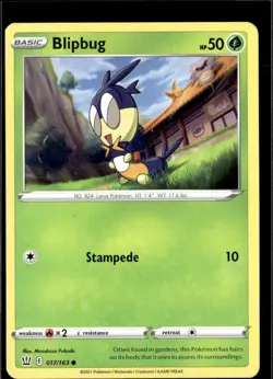 Pokemon Blipbug 017/163 Battle Styles Non Holo Common 4 Card Lot - Image 1