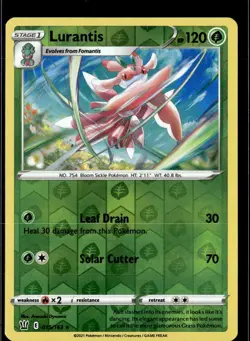 Pokemon Lurantis 015/163 Battle Styles Reverse Holo Rare 3 Card Lot - Image 1