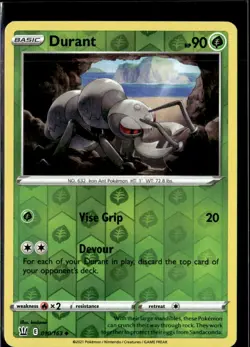 Pokemon Durant 010/163 Battle Styles Reverse Holo Uncommon 3 Card Lot - Image 1