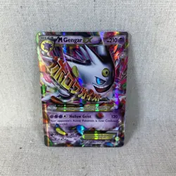 Pokemon TCG M Gengar EX XY166 Shiny Holo Black Star Promo Card - Image 2
