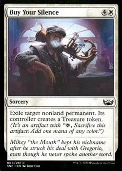 Buy Your Silence 006/281 Streets of New Capenna MTG Magic the Gathering card - Image 1